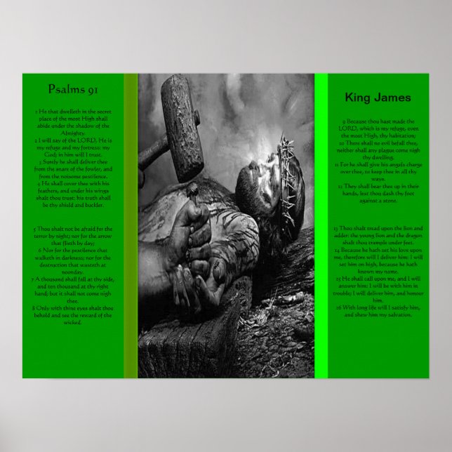 Psalms chapter 91 Posters 4 (Front)