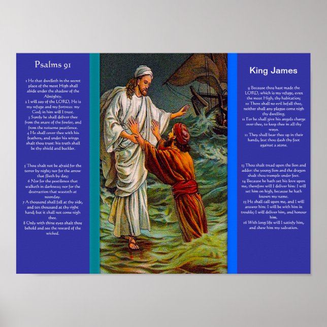 Psalms chapter 91 Posters 6 (Front)