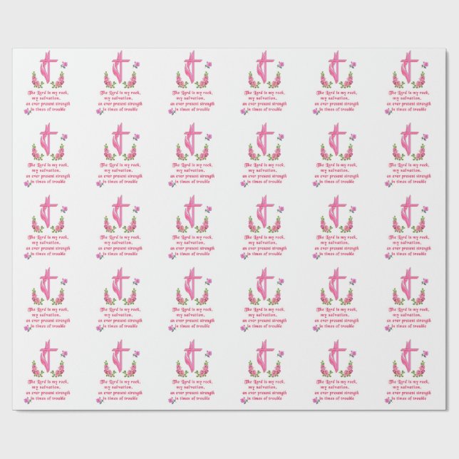 Psalms  Christian Wrapping Paper (Flat)
