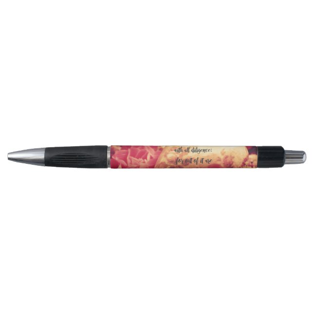 Psalms Heart Bible Verse Pen (Front)