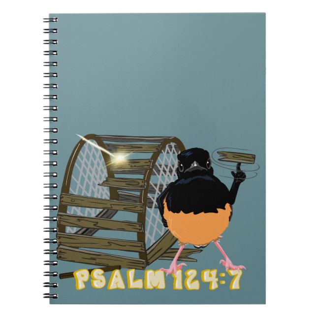 Psalms—White Rumped Shama Notebook (Front)