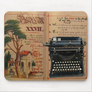 PSALMS XXVII MOUSE PAD