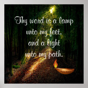 Psaume 119:105 Poster
