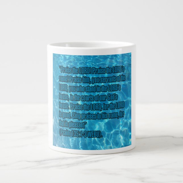 Psaume 135:1-3 WEBU Mug (Devant)