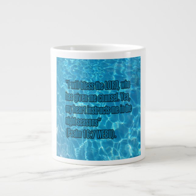 Psaume 16:7 WEBU Mug (Devant)
