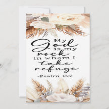 Psaume 18:2 Carte d'encouragement