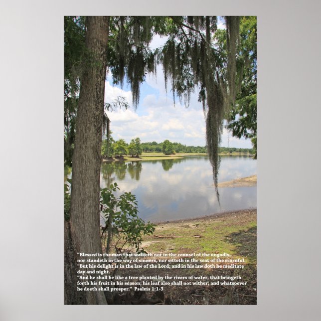 Psaume 1 Poster des Écritures, Version B (Devant)