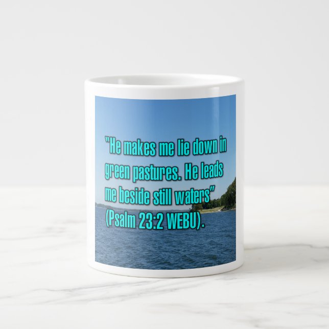 Psaume 23:2 WEBU Mug (Devant)