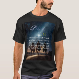 Psaume 23:4 T-shirt