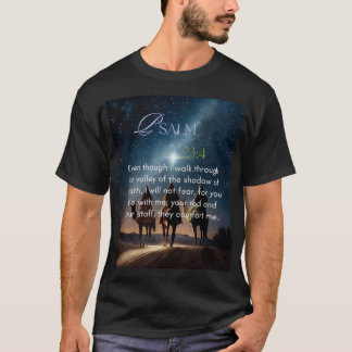 Psaume 23:4 T-shirt