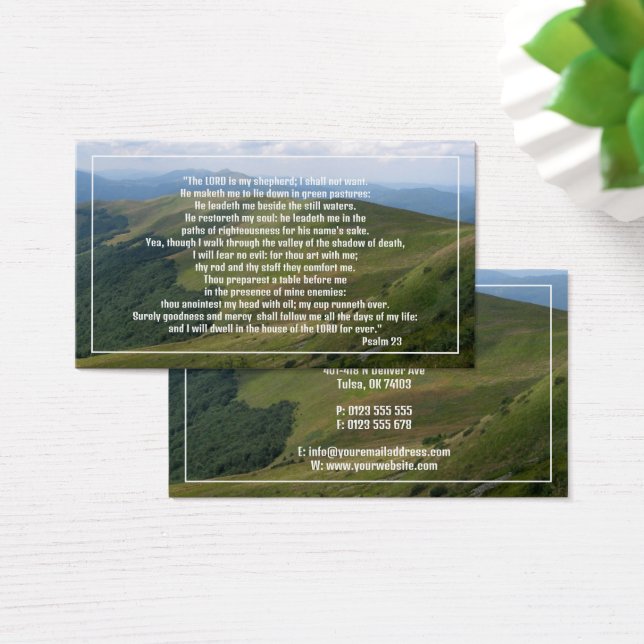 Psaume 23 | Inspiration chrétienne (Bureau)