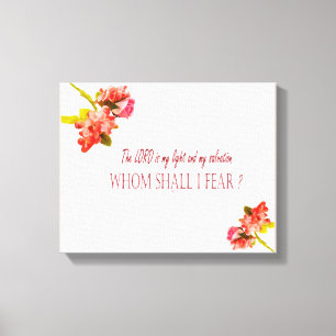 Psaume 27:1-Seigneur, qui étendra la toile Imprime