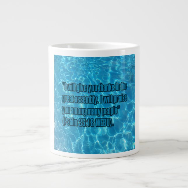 Psaume 35:18 WEBU Mug (Devant)