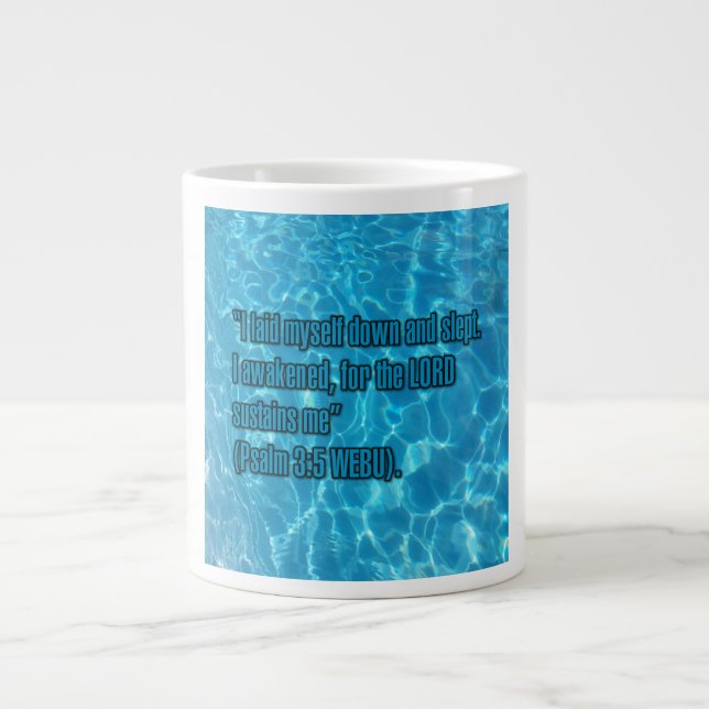 Psaume 3:5 WEBU Mug (Devant)