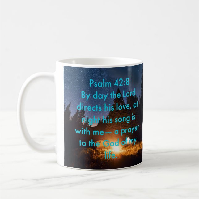 Psaume 42:8 Mug classique (Gauche)