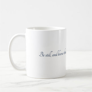 Psaume 46:10, (Style 2), Tasse Cadeau