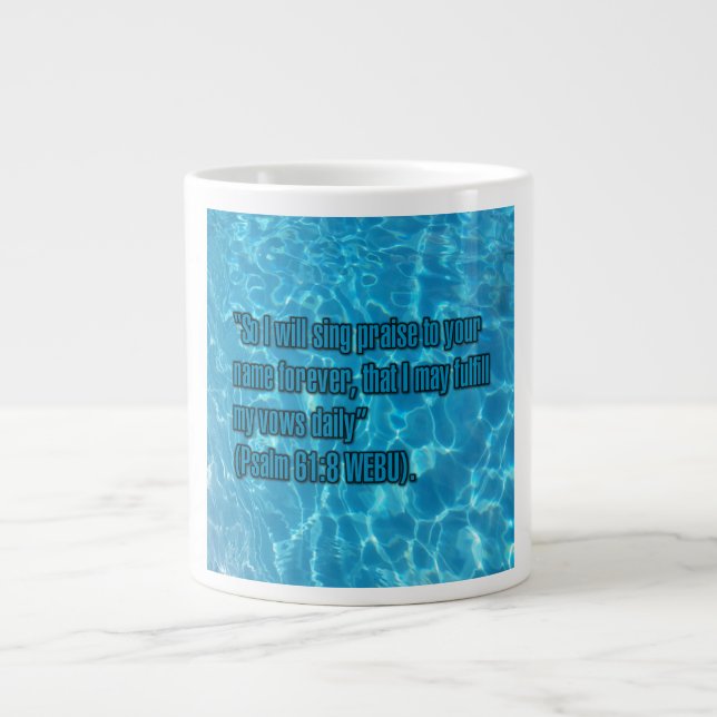 Psaume 61:8 WEBU Mug (Devant)