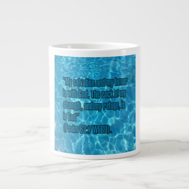 Psaume 62:7 WEBU Mug (Devant)