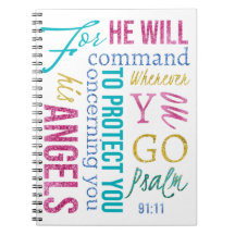 Psaume 91:11 Angel Écriture Prière Journal Sermon