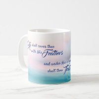 Psaume 91:4 Le roi James Mug