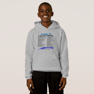 Psaume 91 Écritures Garçons Sweatshirt chrétien