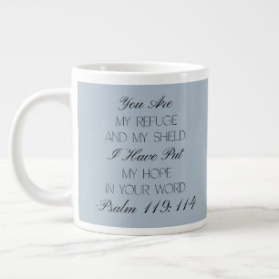 Psaumes 119:114 Mug verset biblique Espoir
