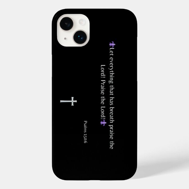 Psaumes 150:6 Bible Verse iPhone / coque ipad (Verso)