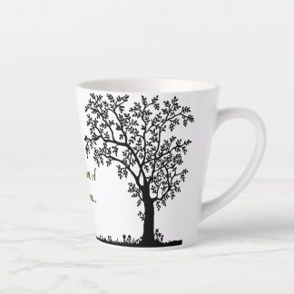 Psaumes 1:3a Latte Mug