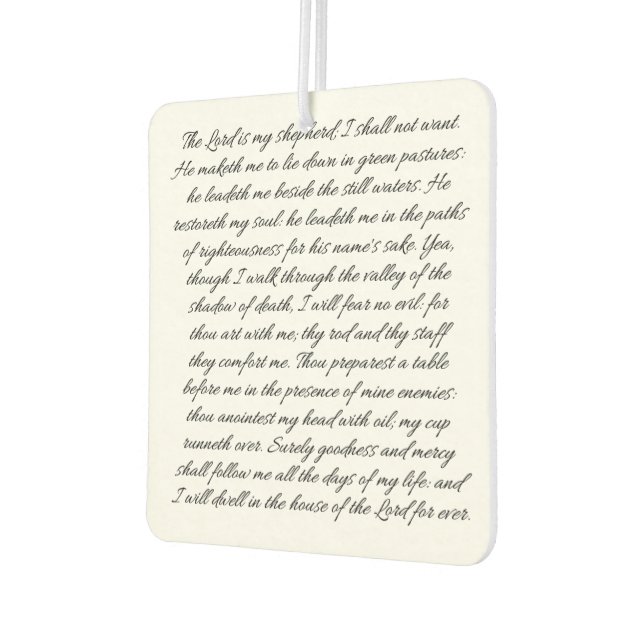 Psaumes 23 - désodorisant (Gauche)