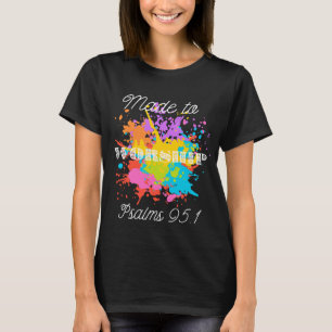 Psaumes 91:1 Bible Verse T-Shirt - Fabriqué pour l