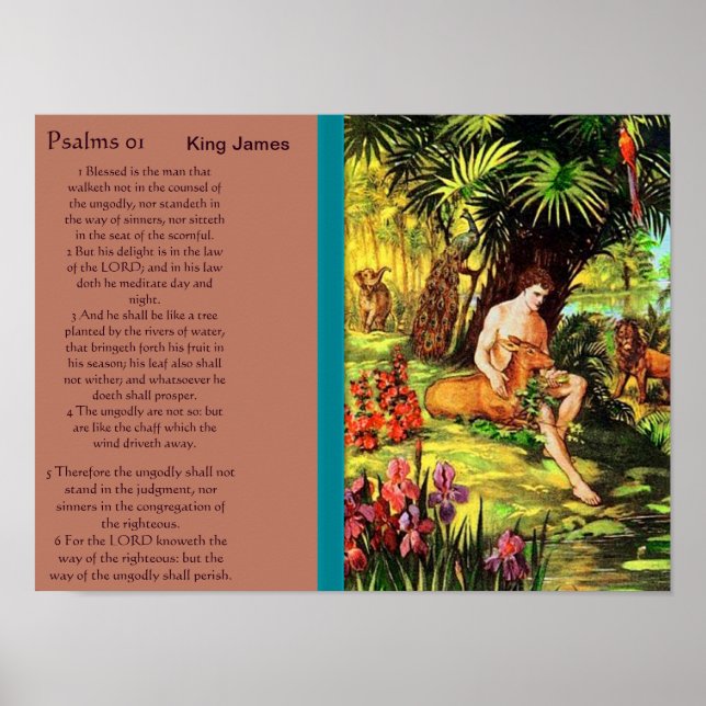 Psaumes chapitre 01 Affiches 5 (Devant)