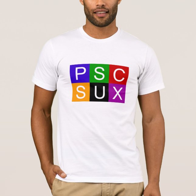 PSC SUX T-Shirt (Front)