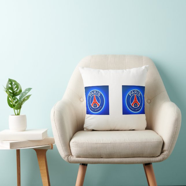 PSG cup/mug Throw Pillow (Chair)