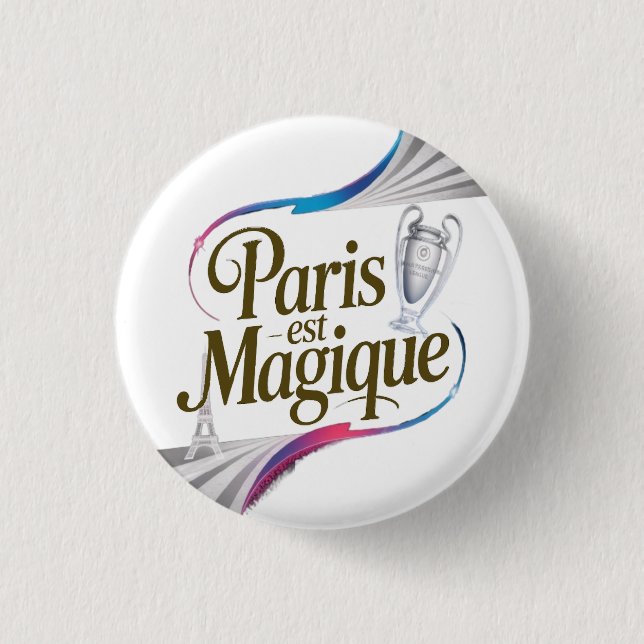 PSG Dominates 1 Inch Round Button (Front)
