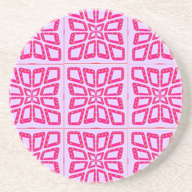 PSG Dots Pinched Tiles. Coaster (Front)