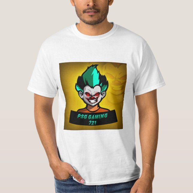 psg gaming print T-shirt  (Front)