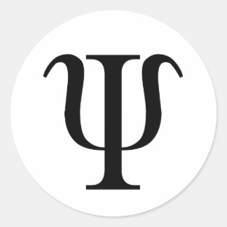 Psi Classic Round Sticker