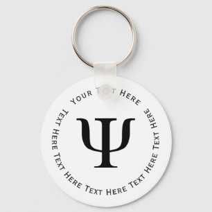 Psi Symbol Keychain