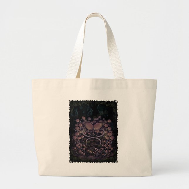 Psilocybe Allenii Large Tote Bag (Front)