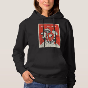 Psilocybin   Retro Psychedelic Magic Mushrooms  Hoodie