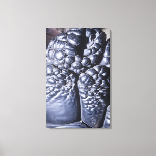 Psilomelane, an ore of Manganese, Michigan, USA Canvas Print