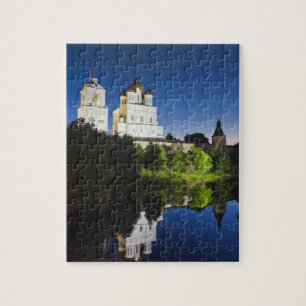 Pskov Kremlin and Trinity Cathedral Jigsaw Puzzle
