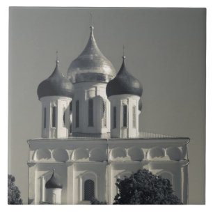 Pskov Kremlin and Trinity Cathedral Tile