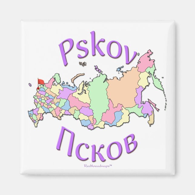 Pskov Russia Magnet (Front)
