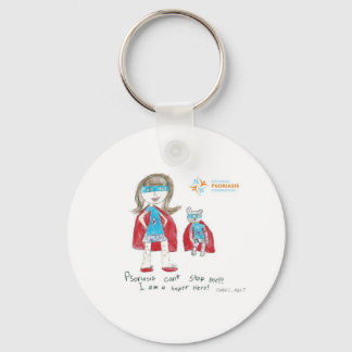 "Psoriasis can't stop me" Keychain
