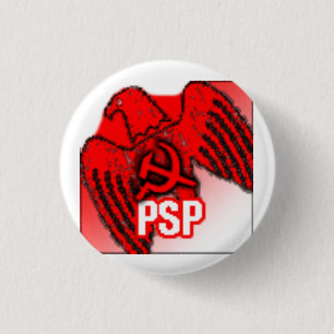 PSP Party Logo 1 Inch Round Button