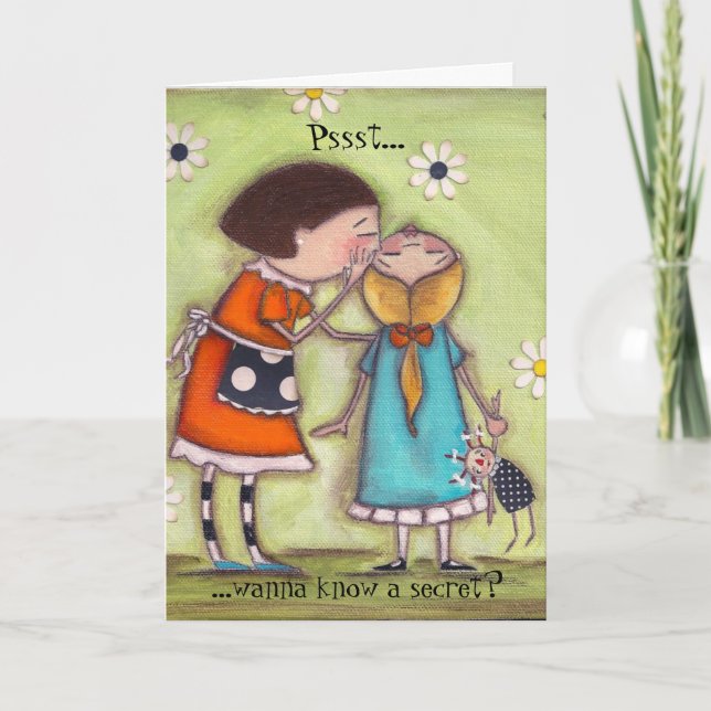 Pssst..., ...wanna know a secret? card (Front)