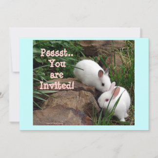 Psst, you are invited! invitation