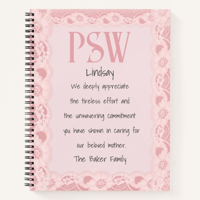 PSW Spiral Notebook (Front)