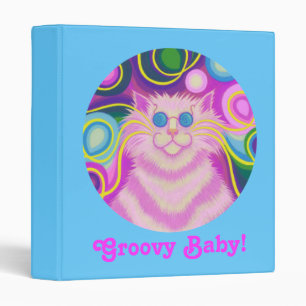 Psy-cat-delic Rose 'Super Baby ! ' classeur bleu